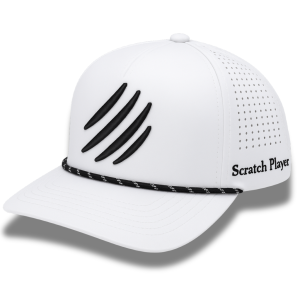 white classic golf hat