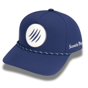blue navi front patch golf hat