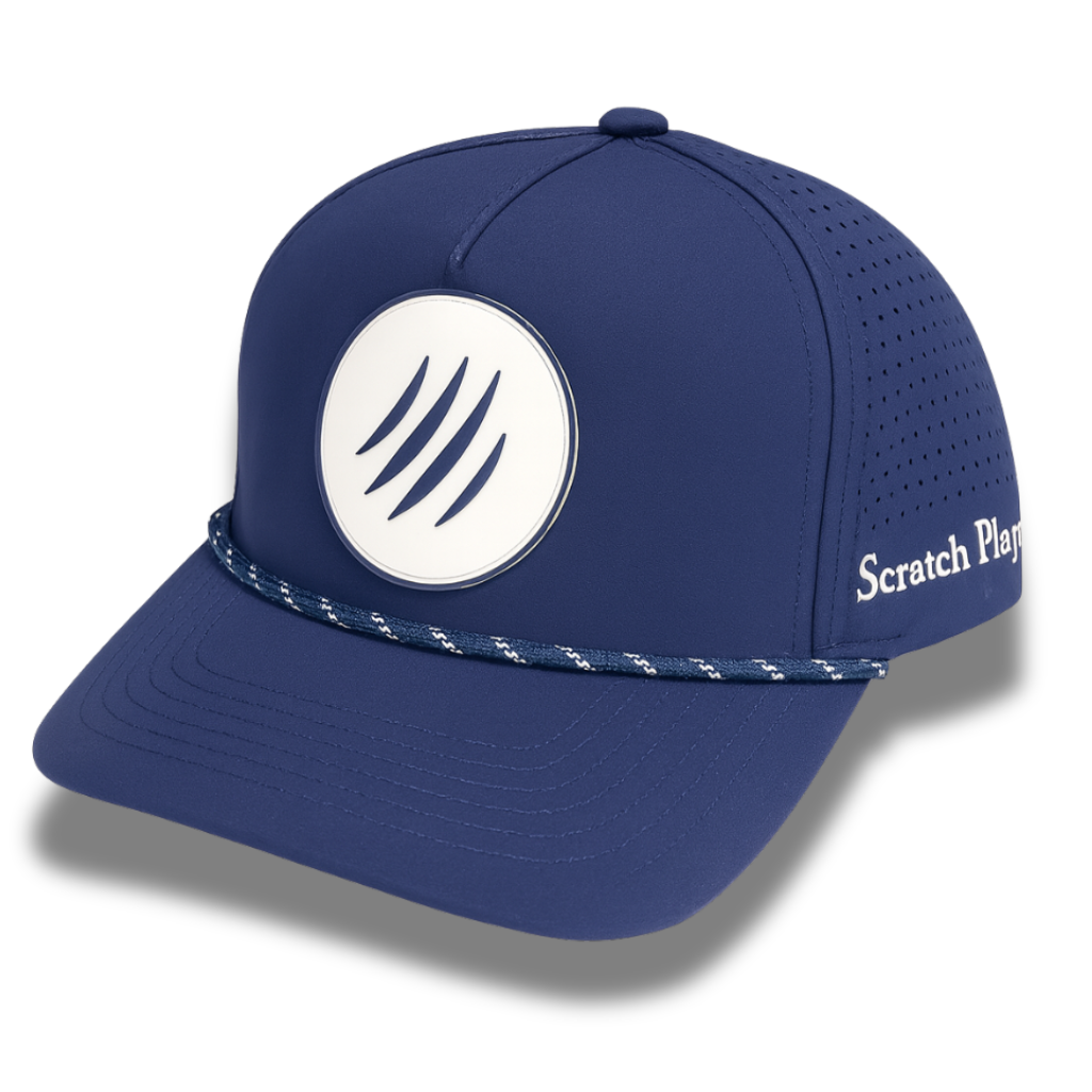 blue navi front patch golf hat blue navi front patch golf hat